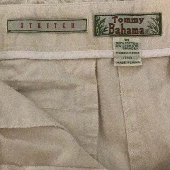 Tommy Bahama cream shorts size 10 - Picture 5 of 7